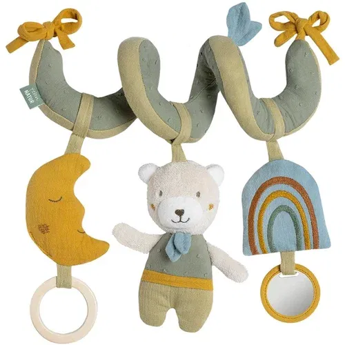 BABY FEHN fehnNATUR Activity Spiral Bear viseća igračka kontrastnih boja 1 kom