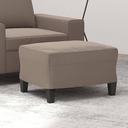 vidaXL Stolček za noge taupe 60x50x41 cm tkanina iz mikrovlaken Cene