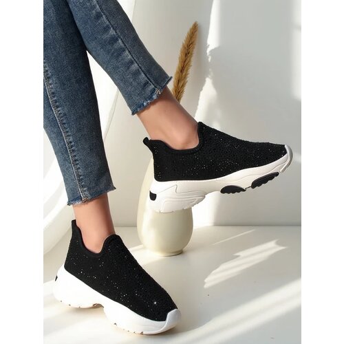 Resti Slip-on women's sneakers with rhinestones Elavises Cene