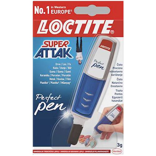 Henkel Sekundno lepilo Perfect Pen v svinčniku , 3 g Slike