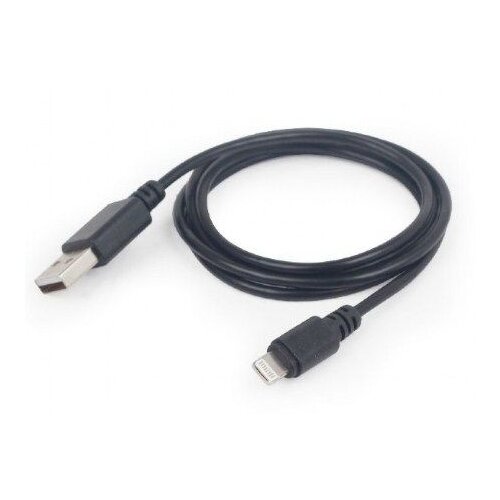 Gembird usb to 8 pin lightning sync and charging cable, black, 1 m Slike
