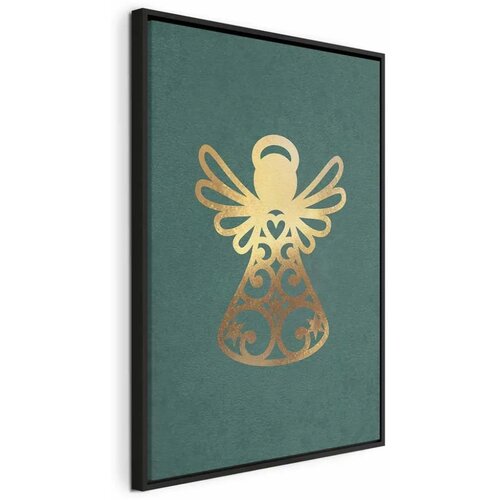  Slika - Angelic Christmas (1 Part) Vertical 60x90 U crnom drvenom okviru Cijene
