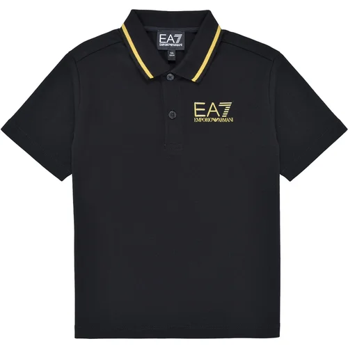 Ea7 Emporio Armani Polo majice kratki rokavi POLO 8NBF51 Črna