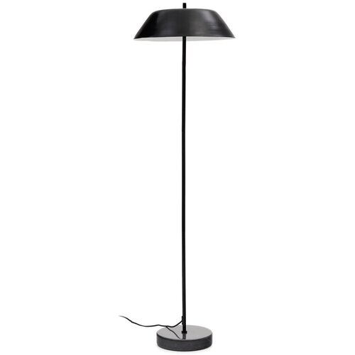 Kave Home Crna stojeća svjetiljka s metalnim sjenilom (visina 153 cm) Sayra &amp;ndash; Slike