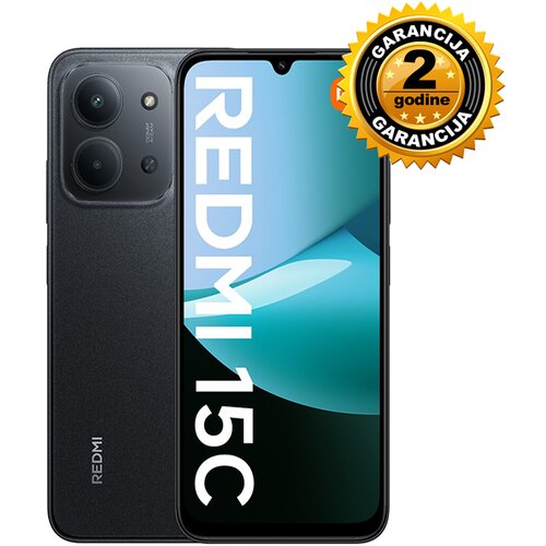 XIAOMI REDMI 15C 6+128GB BLACK Cijene