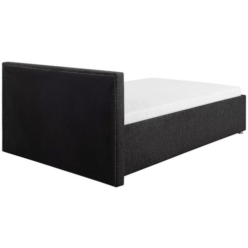 MID.YOU OBLAZINJENA POSTELJA 120 cm x 200 cm , les, kovina, umetna masa, tekstil antracit Slike