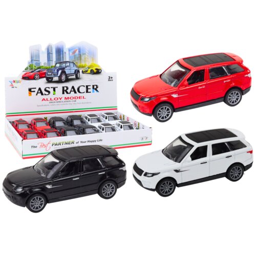  Osobni automobil 1:36 drive metal crno bijelo crveno Cene