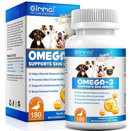 Oimmal omega 3 healthy skin and coat 180 tableta Slike