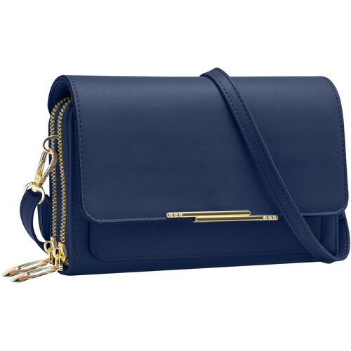 Avizar Elegantna torba za cez ramo iz umetnega usnja Midnight Blue, (20650323) Cene