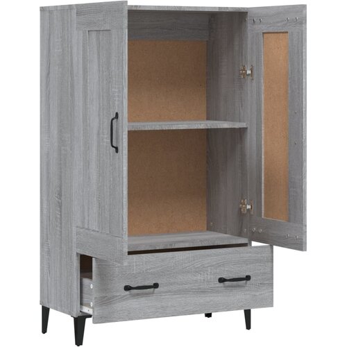  Visoka komoda boja hrasta sonome 70x31x115 cm konstruirano drvo Slike