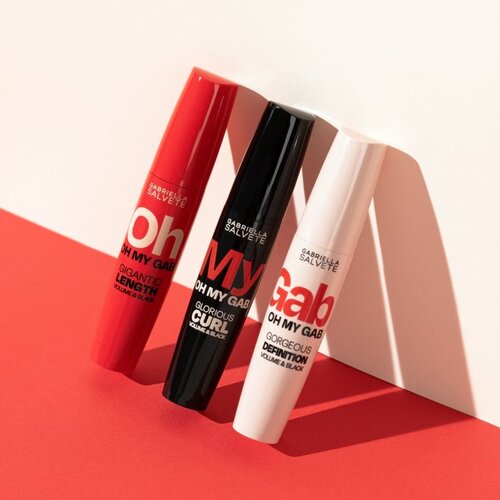 Gabriella Salvete Oh My Gab! My Curl maskara za volumen in privihanje trepalnic odtenek Black 14,5 ml Slike