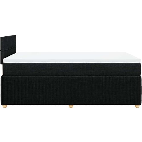  box spring s madracem crni 120 x 190 cm od tkanine Slike