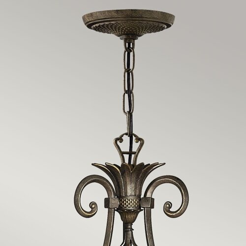Elstead Lighting Hinkley HK-PLANT7-PZ - Luster na lancu PLANTATION 7xE14/40W/230V, bronzan Cene