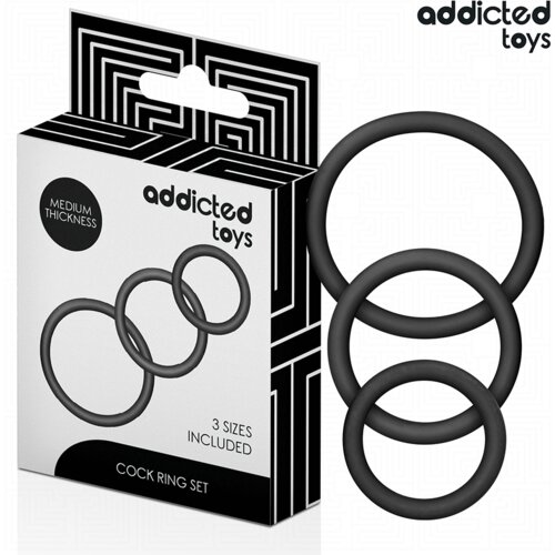 Addicted Toys Cock Komplet Erekcijskih ObroČkov Addicted Toys Ii Cene