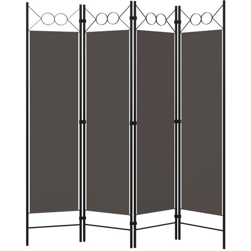 Maison Chic Paravan - Sobne pregrade 4-delni antraciten 160x180 cm, (22111920) Cene