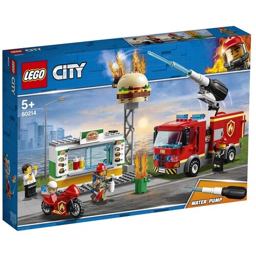 Lego City Požar v kiosku s hamburgerji - 60214, (632589) Cene