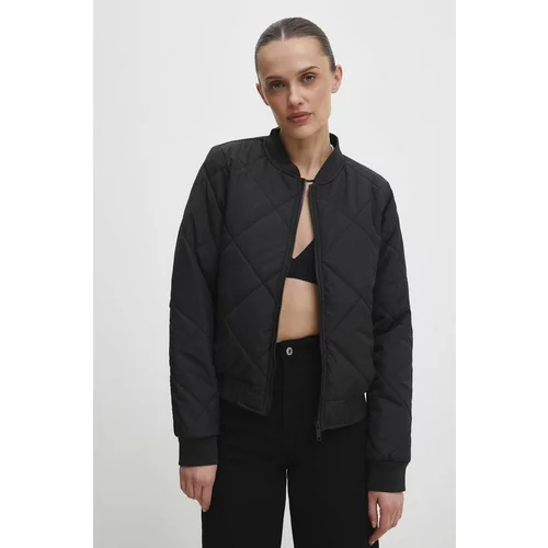 Answear Lab Bomber jakna za žene, boja: crna, za prijelazno razdoblje