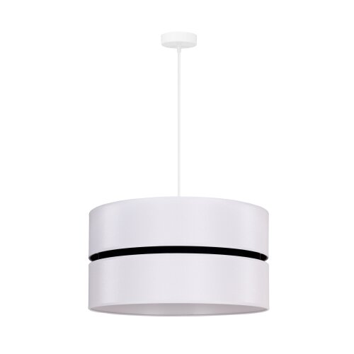  Duolla - Visilica na sajli DUO 1xE27/15W/230V prečnik 40 cm bela/crna Slike