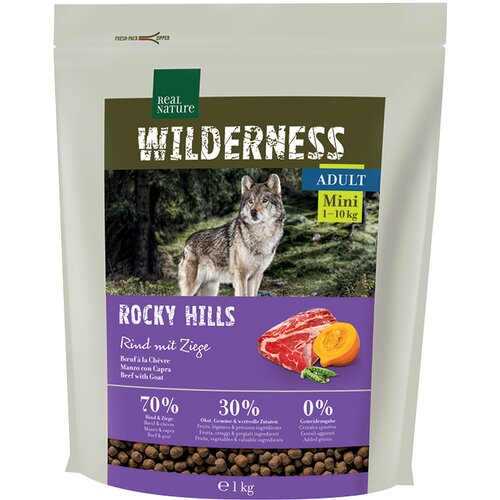 Real Nature Wilderness Mini Adult govedina i kozletina 1 kg Cijene