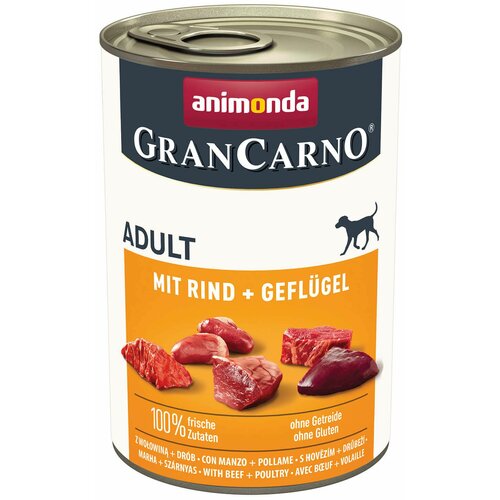 animonda GranCarno a gran carno pas adult govedina i živina 400g Cene