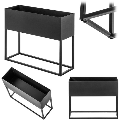 KADAX Stojalo za rože Loft Kovinski stoječi cvetlični lonec 60x50 cm, (5000352885) Cene