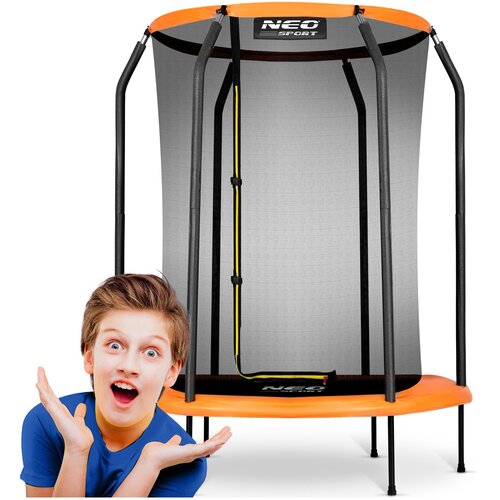 Neo-Sport Kids' Garden Trampoline 152 cm (5 ft) with Safety Net - (21740592) Cene