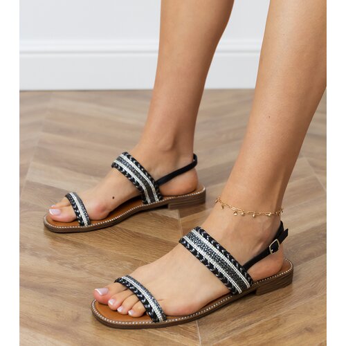 D/CEO Zebrina ethnic pink sandals with buckles on straps Cene