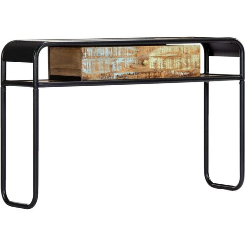  Konzolni stol od masivnog obnovljenog drva 118 x 30 x 75 cm Slike