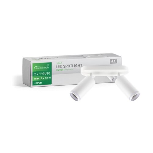 Greentech led spot svetiljka gu10 2kom bela ( LUXA-2 ) Cene