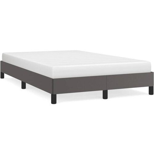 VidaXL Okvir kreveta sivi 120 x 190 cm od umjetne kože Slike