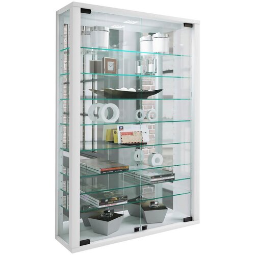 MID.YOU Viseča Vitrina Vitrosa, Bela Slike