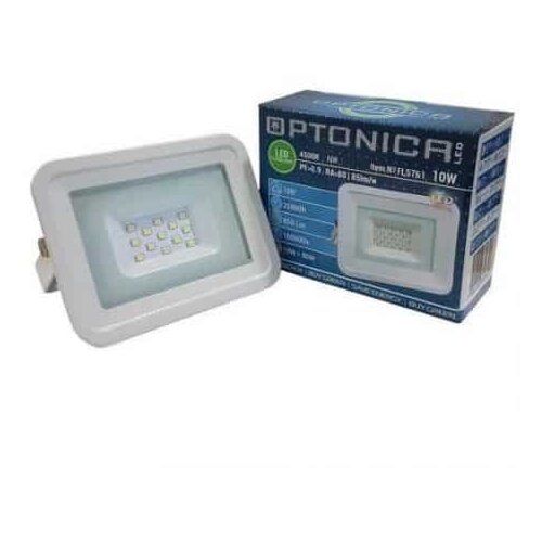 SMD LED reflektor 10W nevtralno bela 4500K beli Slike