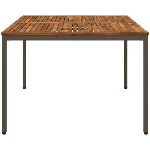  Stol za večeru u vrtu Prirodna i kava 110 x 108,5 x 75 cm Slike