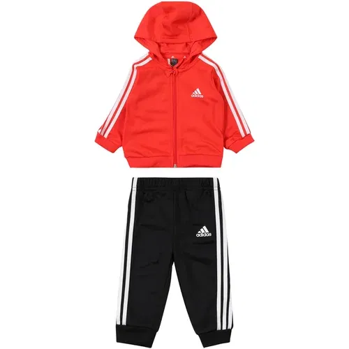 ADIDAS SPORTSWEAR Odjeća za vježbanje 'Essentials' crvena / crna / bijela