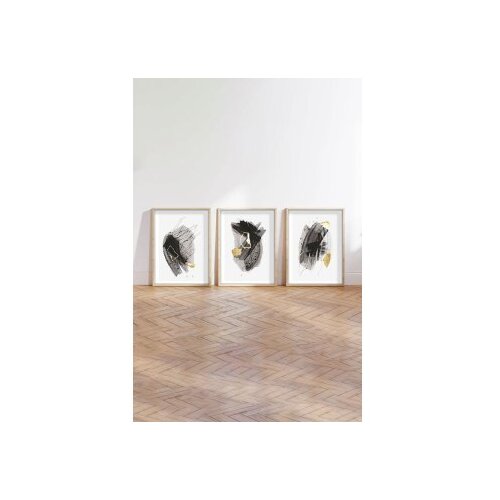 Wallxpert Uramljena slika Huhu208, 30x40 cm , 3 dijela Slike