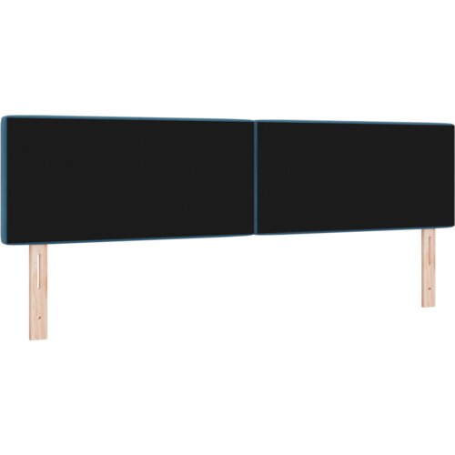  LED uzglavlje s kristalnim gumbom tufterice Tamno plavo 90 cm bar&amp;scaron;un Slike