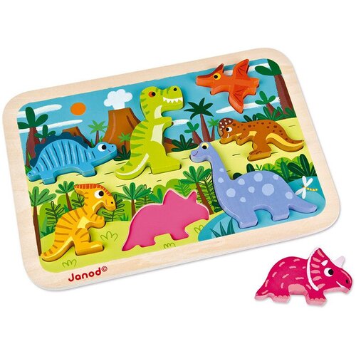 Janod drvena slagalica dinosaurusi Slike