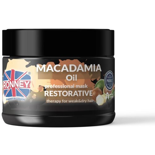 MASKA za obnovu slabe i suhe kose Ronney Macadamia Oil – 300 ml Cijene
