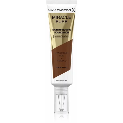 Max Factor Miracle Pure Skin dugotrajni puder SPF 30 nijansa 105 Ganache 30 ml