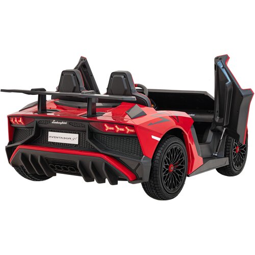  Licenciran avto na akumulator Lamborghini Aventador SV STRONG - dvosed - rdeč Slike