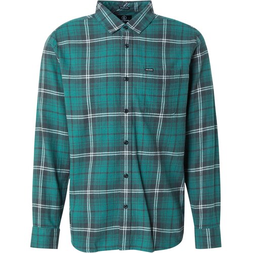 Volcom Srajca 'CADEN PLAID' temno siva / smaragd / off-bela Cene