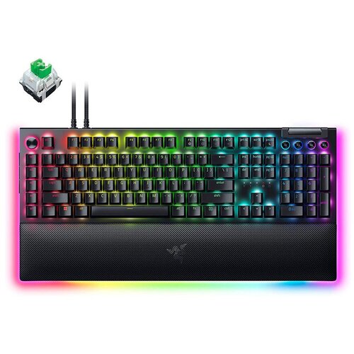 Razer BlackWidow V4 Pro - Green Switch Mechanical Keyboard Cene