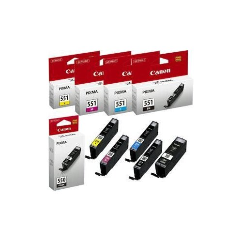 Canon ČRNILO CLI-551 ČRNO, 7ml 6508B001AA Slike