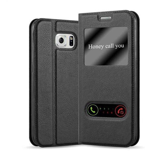 Cadorabo Ohi&scaron;je, združljivo z Samsung Galaxy NOTE 5 v črni komet - Za&scaron;čitni ovitek z magnetnim zapiranjem, stoječo funkcijo in 2 okencema za gledanje, (20558697) Cene