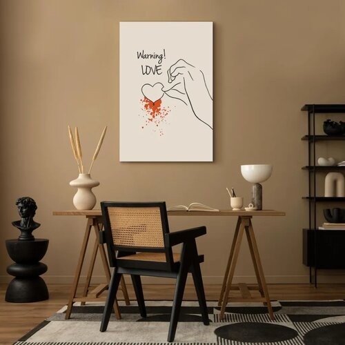  Slika - Warning! Love (1 Part) Vertical 80x120 Standard Cene