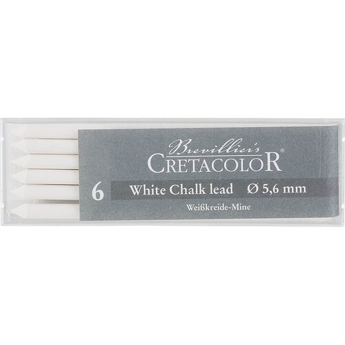  Umjetnička mina suha Cretacolor bijela medium 6 kom u kutiji Slike