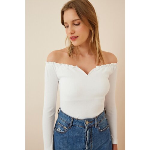  Blouse - White - Regular fit Slike