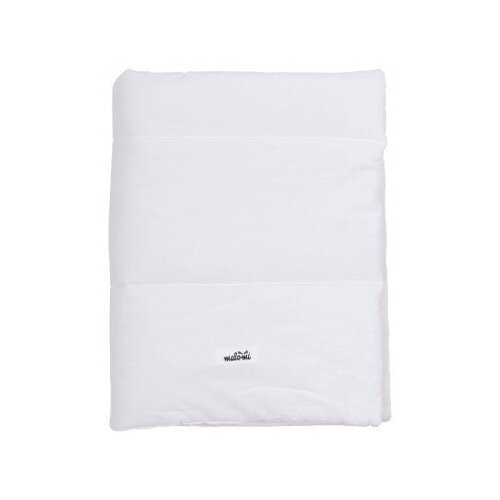 Malomi Kids Bela bombažna otro&amp;scaron;ka odeja 100x135 cm - Malomi Kids Slike