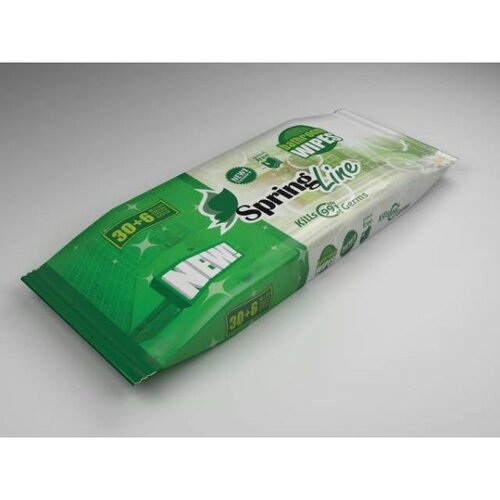 1-2 DRY SPRING LINE - Vlažne maramice za dezinfekciju sanitarija | Kozmo Shop Online Slike