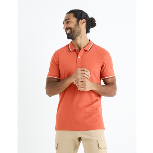 Celio Cotton Polo T-Shirt Belina - Men Slike